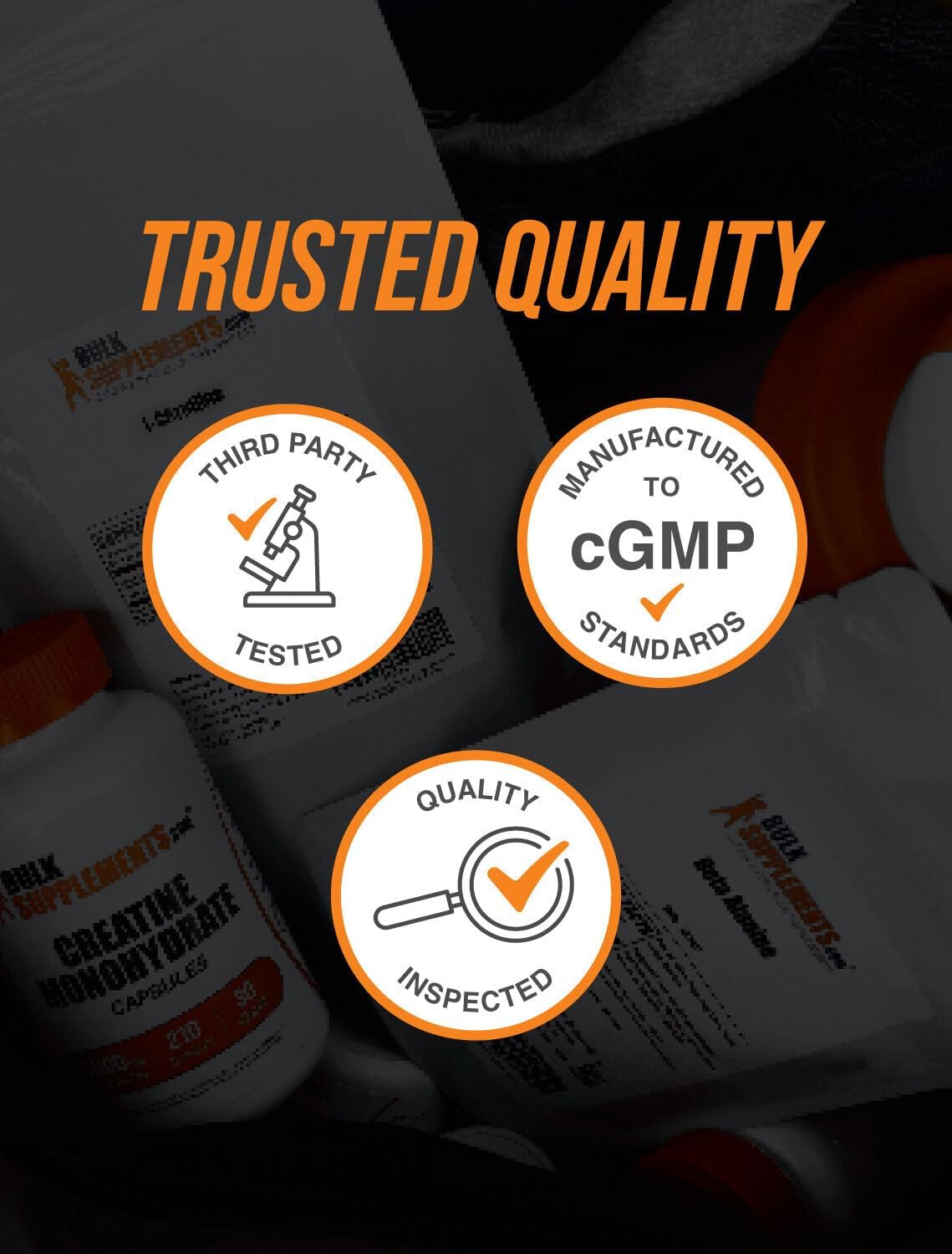BulkSupplements.com BulkSupplements.com Creatine Monohydrate Powder – Micronized Unflavored Creatine, Pure & Gluten-Free, 5g per Serving for Strength, Performance & Recovery, 500g (1.1 lbs) Pack of 1