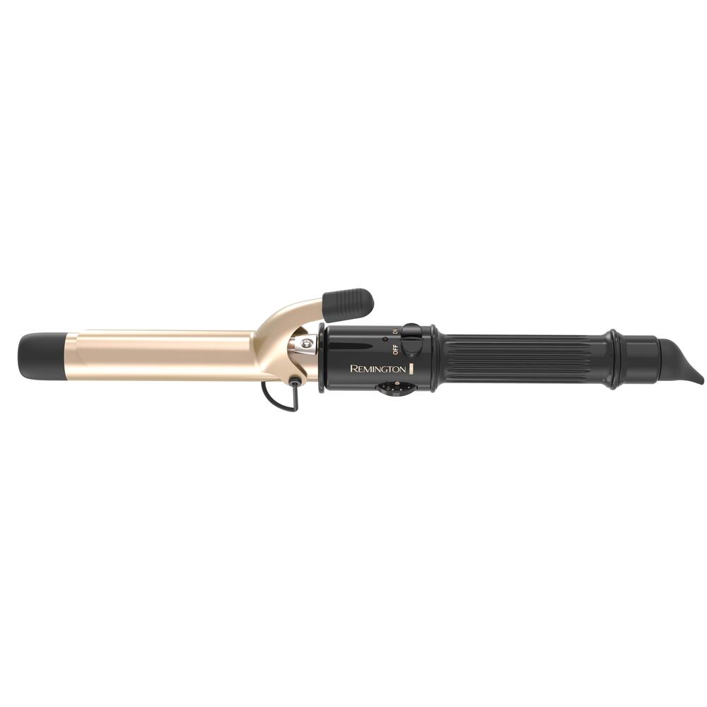 Remington® 1" Clipped Ceramic Curling Iron — Frizz Control & Long-Lasting Curls