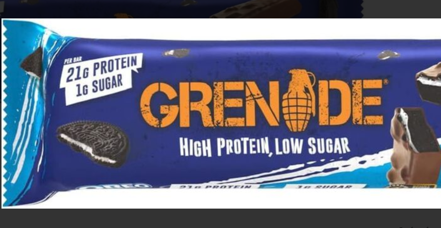 Grenade® Oreo High Protein Bar — 2.2 oz, Low Sugar, Delicious Chocolate & Cream Flavor