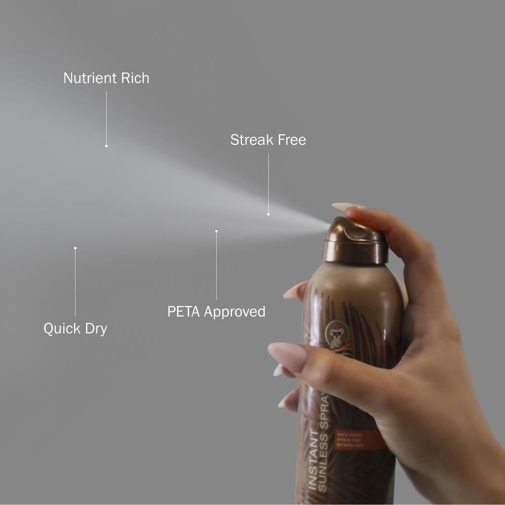 Australian Gold® Instant Sunless Tanning Spray — 6 oz, Quick-Dry Bronze Glow