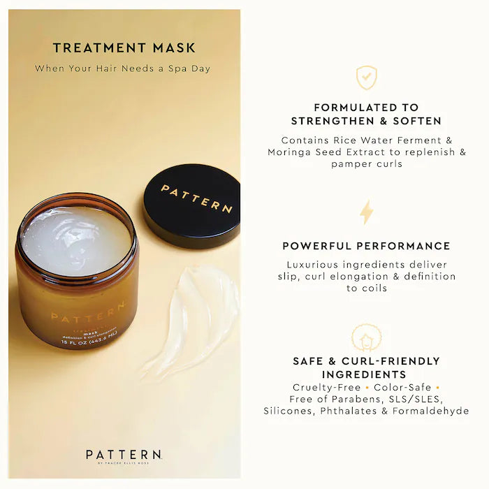 PATTERN by Tracee Ellis Ross Treatment Hair Mask with Rice Water Protein