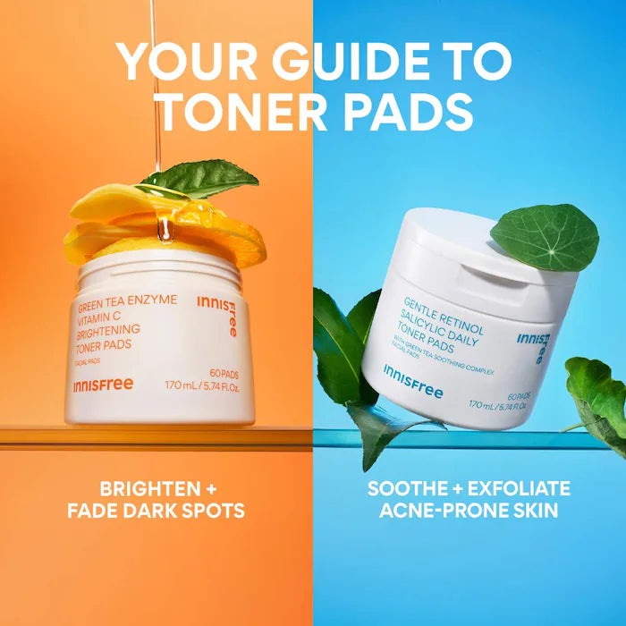innisfree Daily Gentle Retinol Salicylic Toner Pads