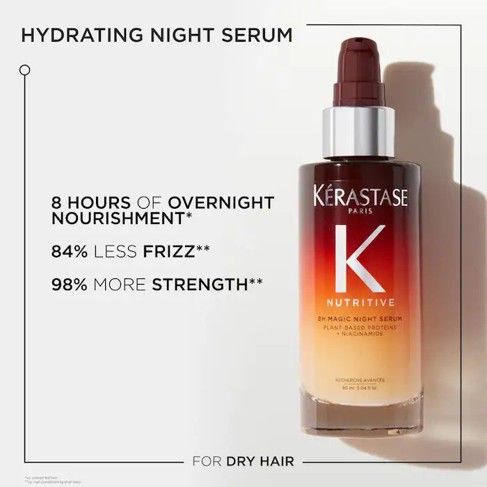 Kérastase Mini Nutritive 8H Magic Night Serum Hydrating Treatment for Dry Hair