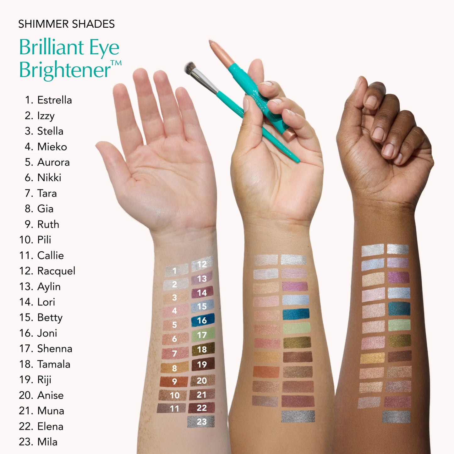 Brilliant Eye Brightener™ NEW Mila (Slate Grey Metallic) - New!