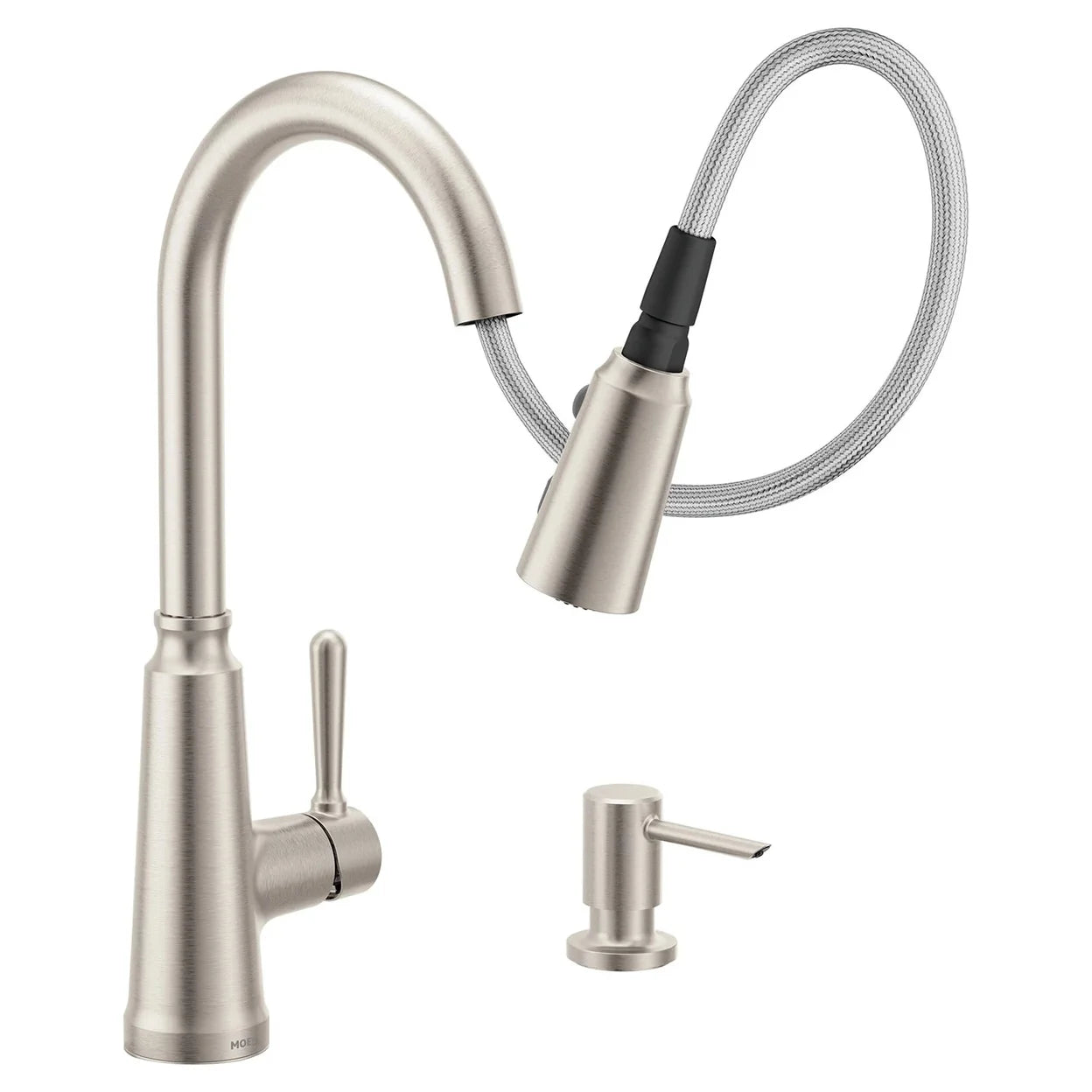 Moen Trew Spot Resist Stainless Steel Single-Handle Pull-Down Kitchen Faucet