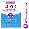 AZO Complete Feminine Balance Daily Probiotic for Women Capsules, Vaginal & Urinary Health Support, 30 Count