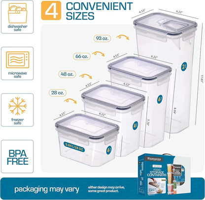 Premium 14-Count Airtight Food Storage Containers — Stackable & Leakproof