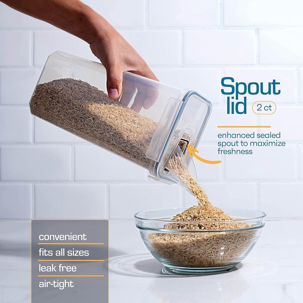 Premium 14-Count Airtight Food Storage Containers — Stackable & Leakproof