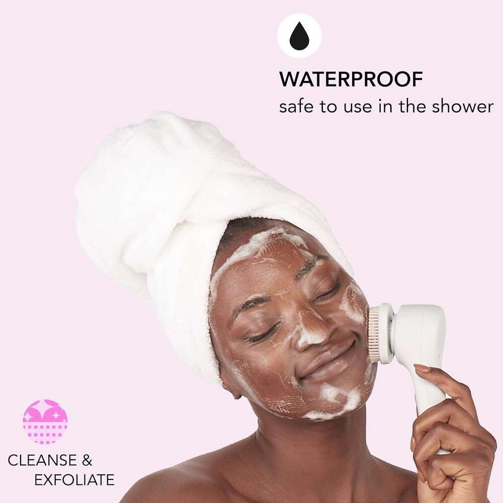skn by Conair® Daily Glow Facial Cleansing Brush — Deep Clean & Radiant Skin