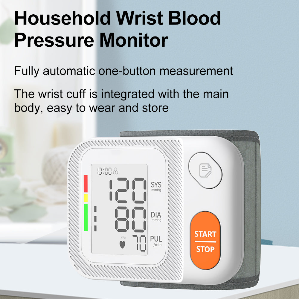 NuvoMed® Digital Wrist Blood Pressure Monitor — Portable & Easy-to-Use BP Device