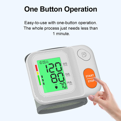 NuvoMed® Digital Wrist Blood Pressure Monitor — Portable & Easy-to-Use BP Device