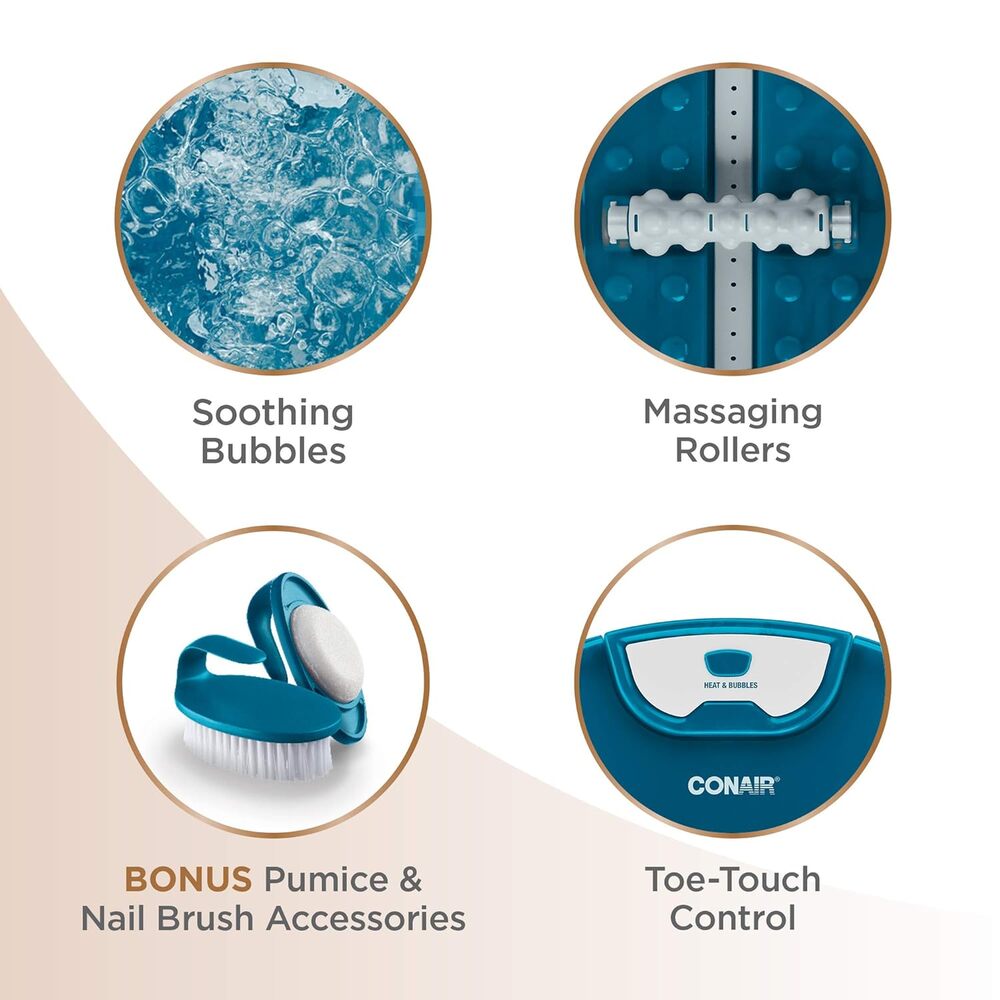 Conair® HeatSense Foot Spa — Heated Relaxing Foot Soak for Soothing Relief