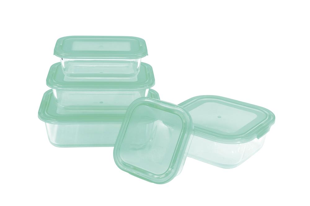 "10-Piece Glass Food Storage Container Set – Airtight & Leak-Proof"
