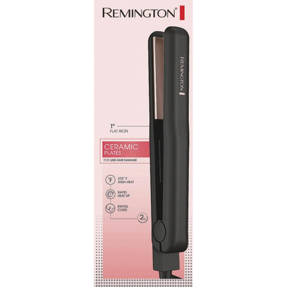 Remington® 1" Ceramic Flat Iron — Anti-Frizz, Shine-Enhancing Hair Straightener