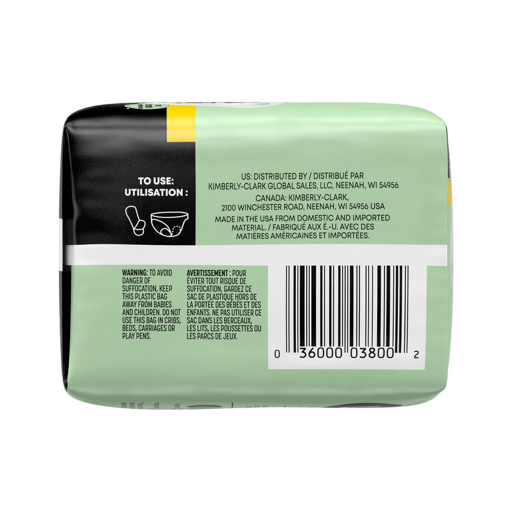 U by Kotex Security Maxi Pads — Regular Absorbency, Unscented (22 ct)