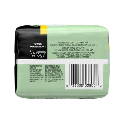 U by Kotex Security Maxi Pads — Regular Absorbency, Unscented (22 ct)