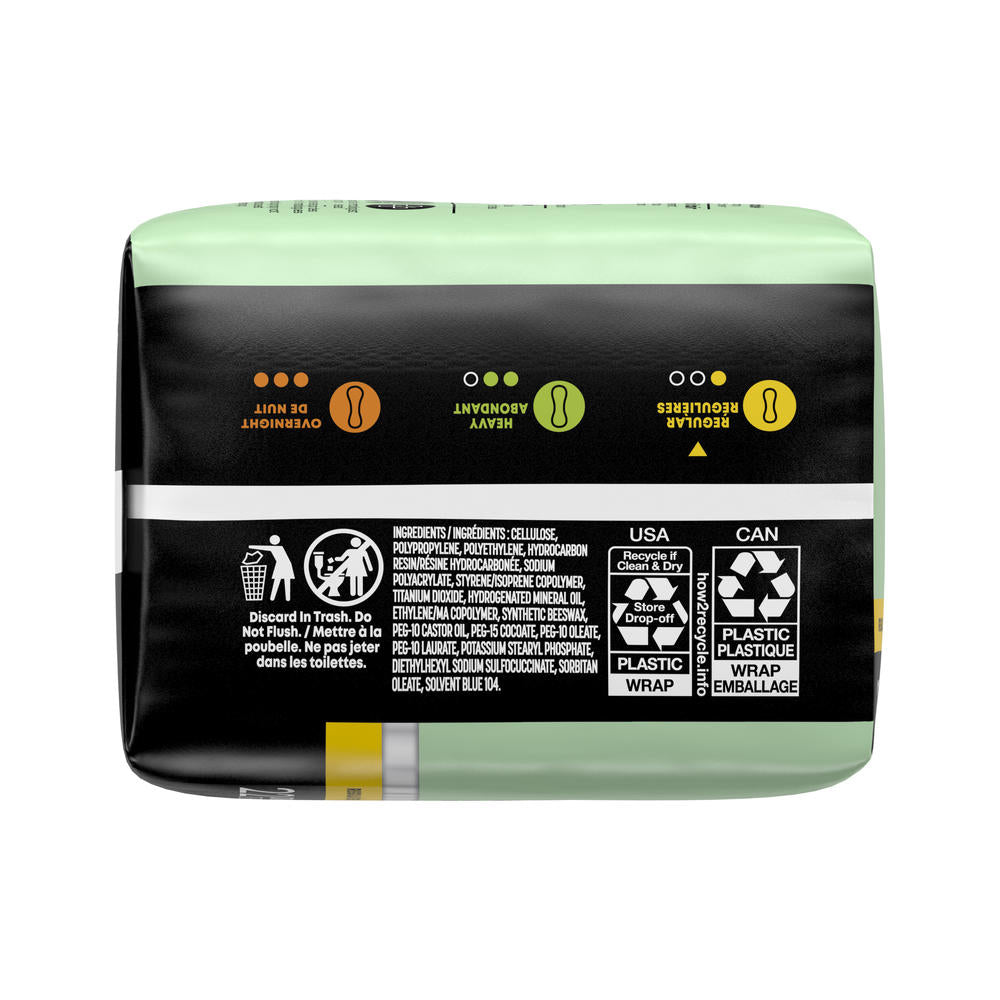U by Kotex Security Maxi Pads — Regular Absorbency, Unscented (22 ct)