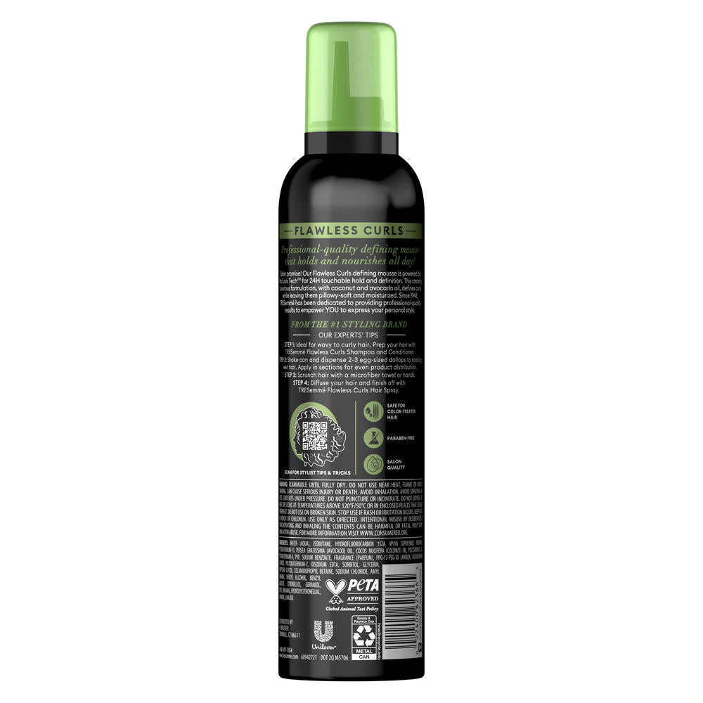 TRESemmé® Flawless Curls Hair Mousse — 10.5 oz, Defined Curls & Frizz Control