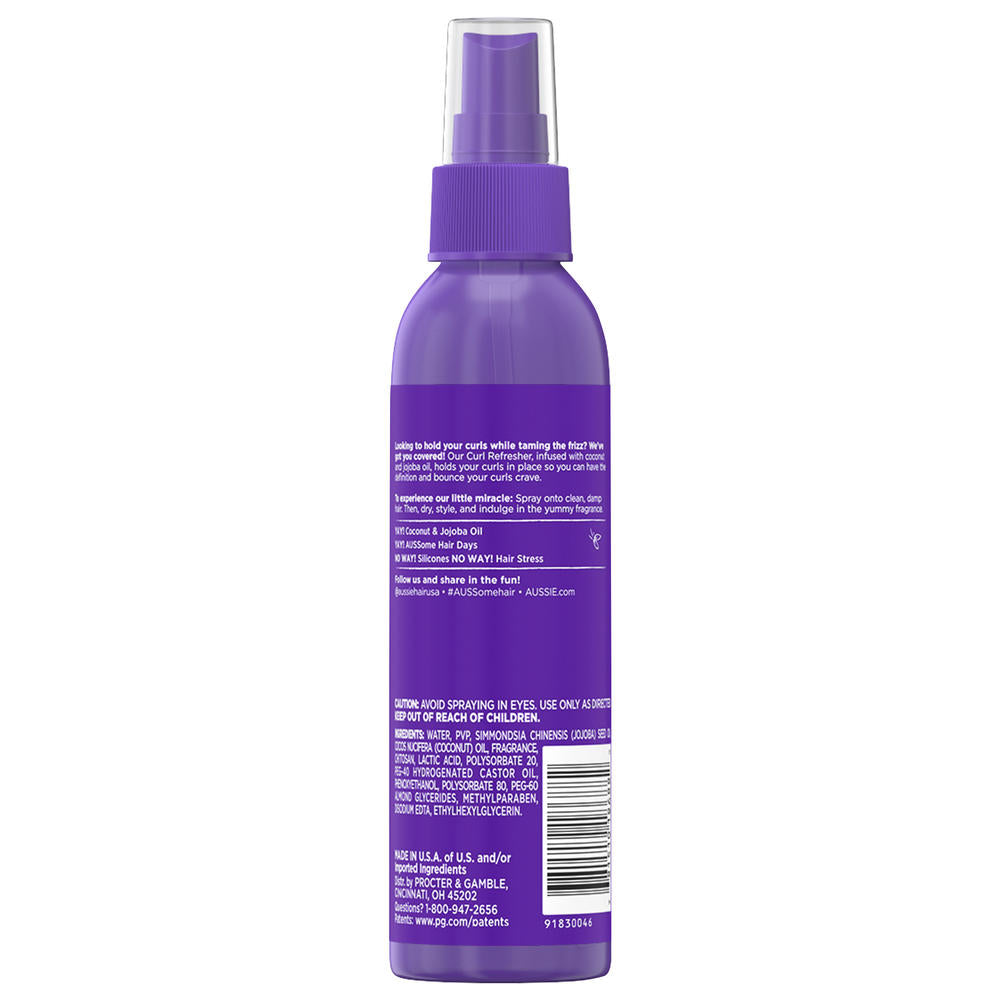 Aussie® Miracle Curls Coconut & Jojoba Oil Spray Gel — 5.7 oz, Lightweight Hold for Defined Curls