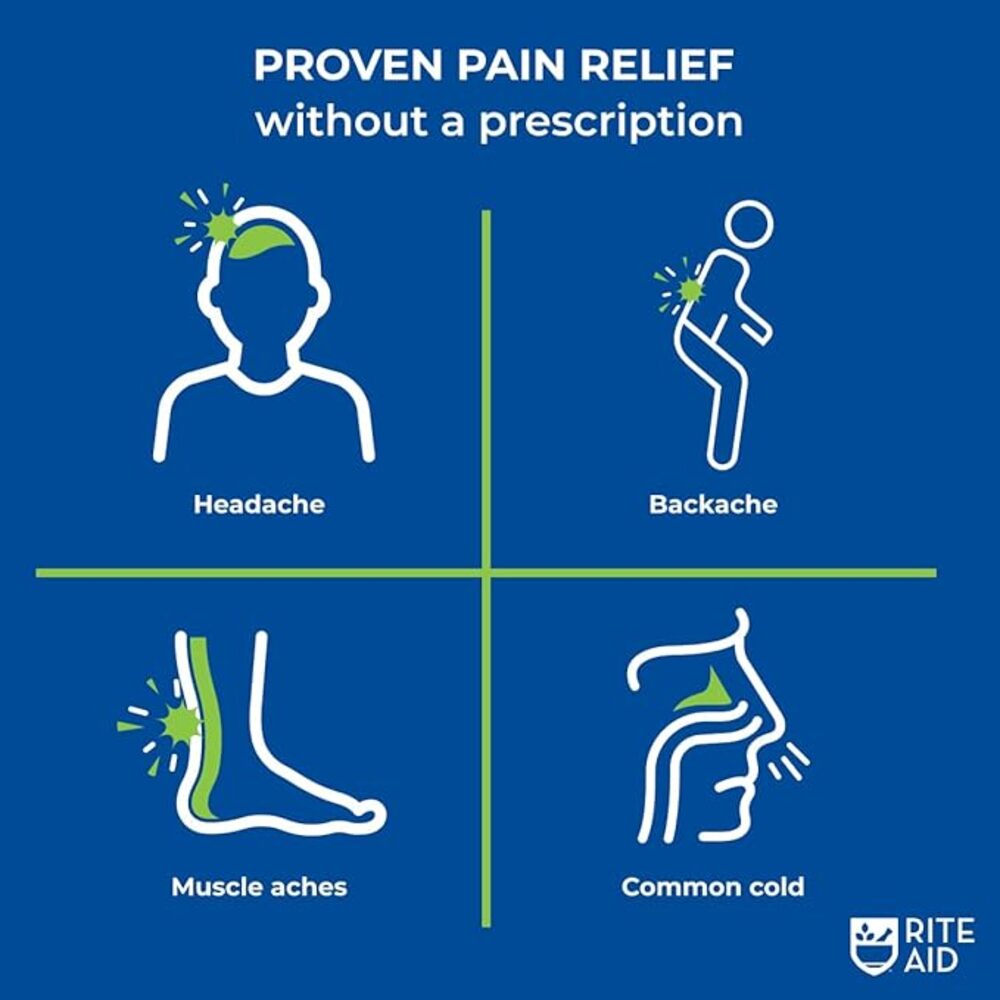 Rite Aid® Extra Strength Acetaminophen 500 mg — 500 Caplets, Fast Pain & Fever Relief  3. More Descriptive: