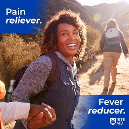 Rite Aid® Extra Strength Acetaminophen 500 mg — 500 Caplets, Fast Pain & Fever Relief  3. More Descriptive: