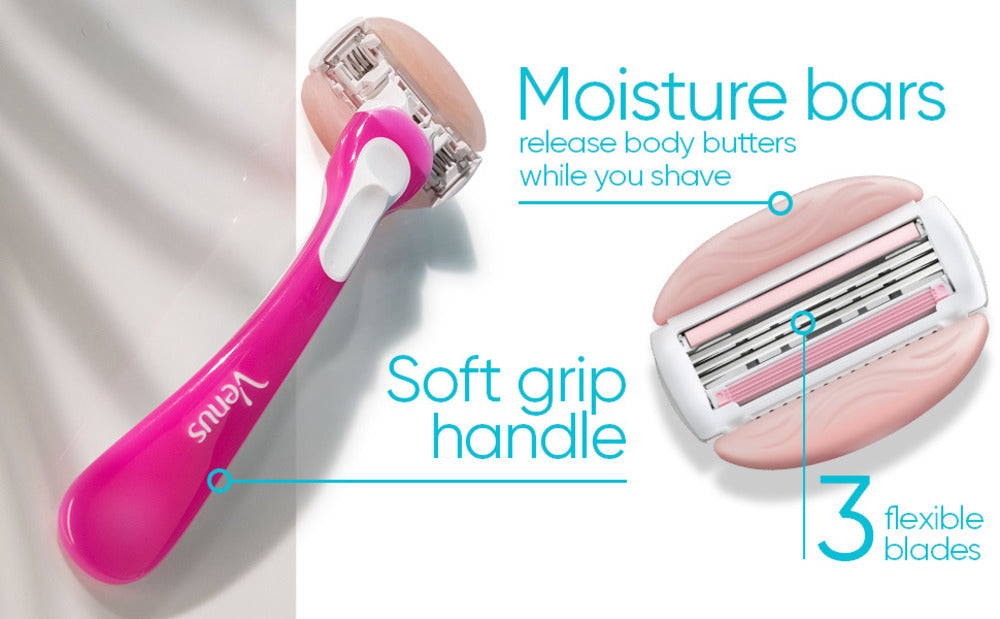 Venus ComfortGlide White Tea Disposable Razors — 2 Pack, Smooth Glide & Skin Comfort