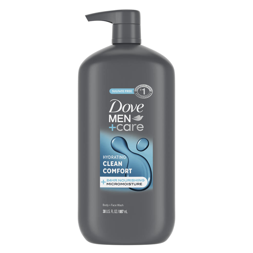 Dove® Men+Care® Clean Comfort Body Wash — 30 oz, Fresh, Clean & Revitalizing