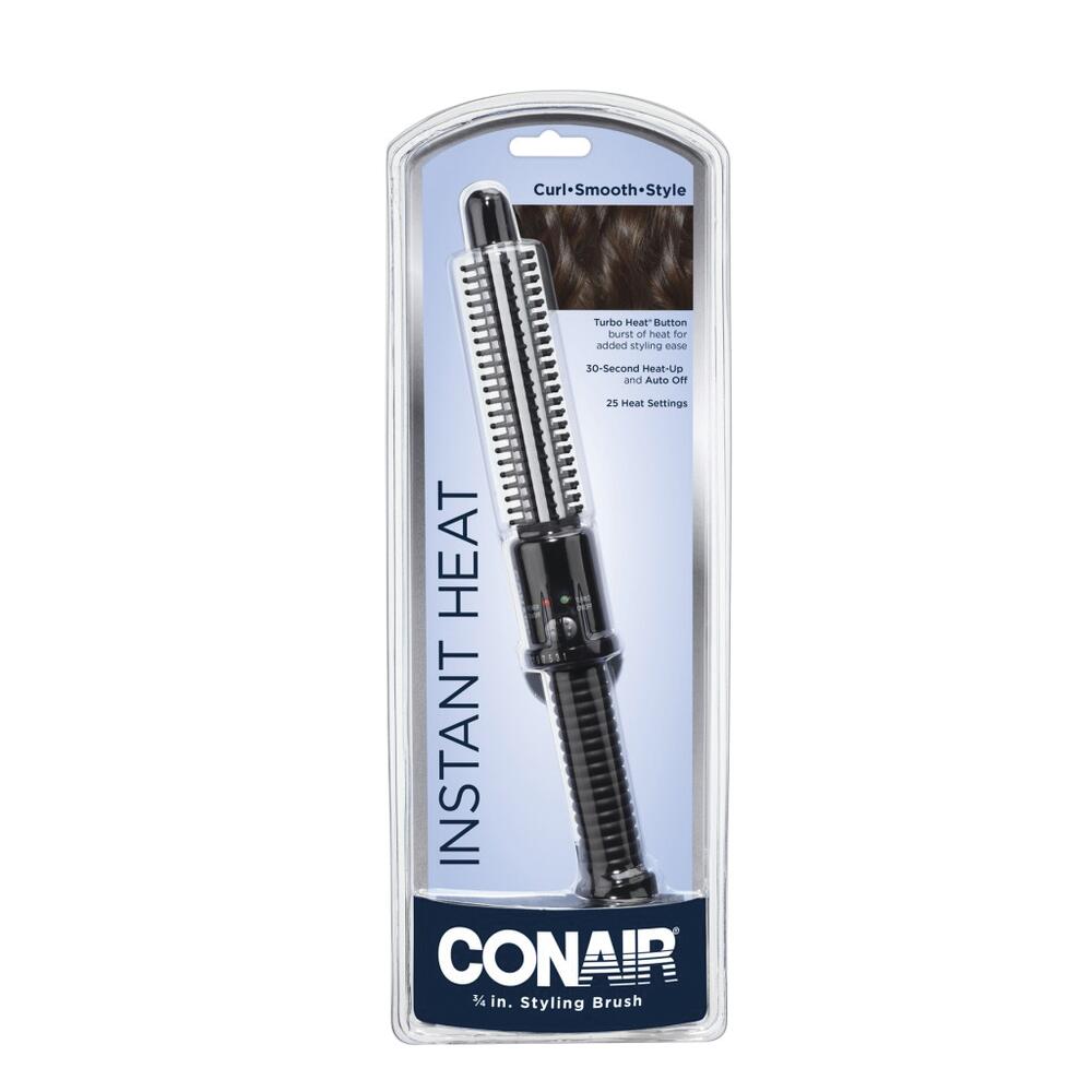 Conair® Instant Heat 3/4" Hot Brush — Quick Heat, Smooth & Voluminous Style