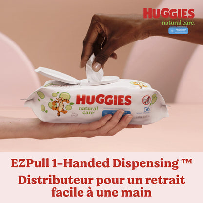 Huggies® Natural Care Baby Wipes — One & Done®, Cucumber & Green Tea, 168 ct, Soft & Skin-Friendly  4. Marketing Style: