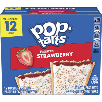 Pop-Tarts® Frosted Strawberry Toaster Pastries - 12 Pack