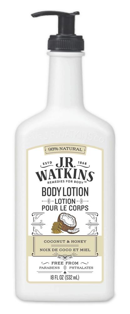 J.R. Watkins™ Coconut Milk & Honey Daily Body Lotion — 18 oz, Hydrating Skin Care Formula