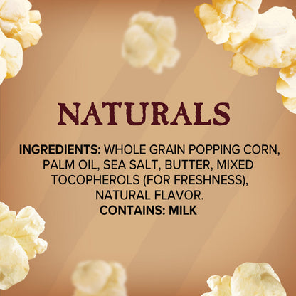 Orville Redenbacher's® Naturals Light Classic Butter & Sea Salt Microwave Popcorn - 3 Pack