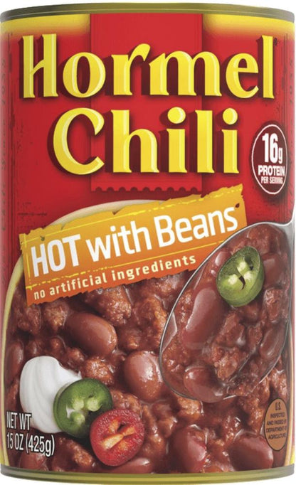 Hormel® Hot Chili with Beans - 15 oz
