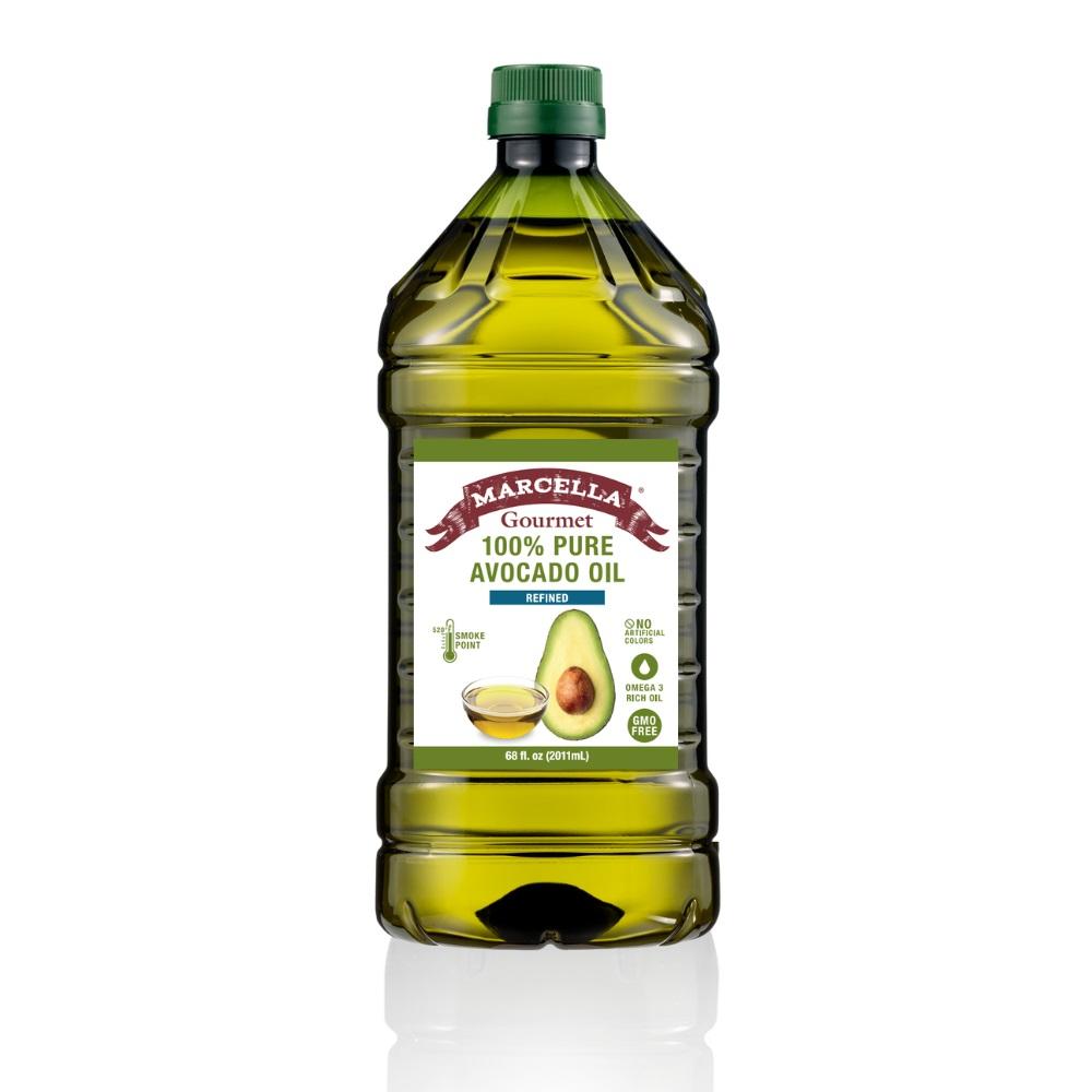 Marcella® Gourmet Avocado Oil — 68 oz, High Heat Cooking & Healthy Choice