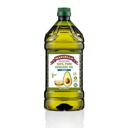 Marcella® Gourmet Avocado Oil — 68 oz, High Heat Cooking & Healthy Choice