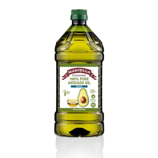 Marcella® Gourmet Avocado Oil — 68 oz, High Heat Cooking & Healthy Choice
