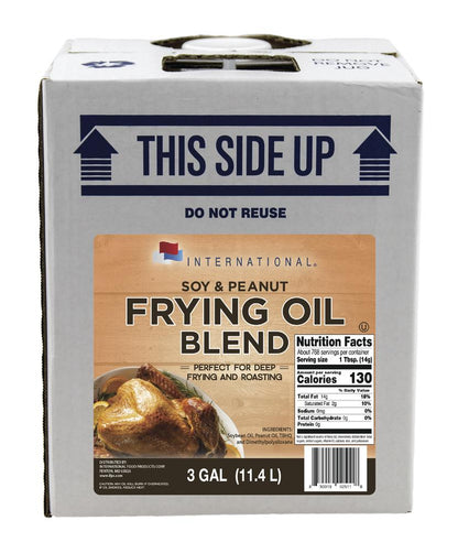 International® Soy & Peanut Frying Oil Blend — 3 Gallon, High-Performance Cooking Oil
