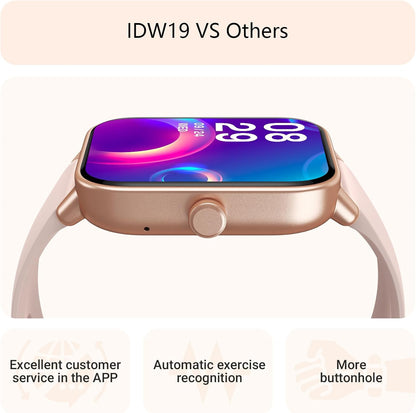 Women's Smartwatch for Android & iPhone – Bluetooth Calls, Heart Rate, SpO2 & Sleep Monitor with 100+ Sports Modes