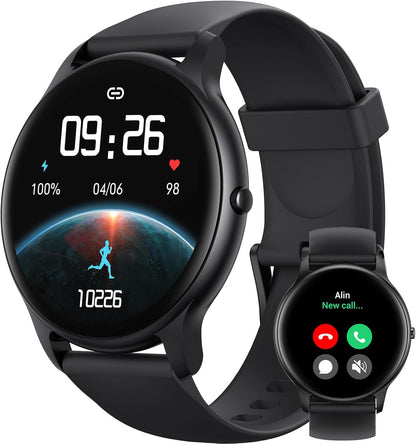 Parsonver Parsonver Smartwatch – Answer & Make Calls, IP68 Waterproof Fitness Tracker with Heart Rate & Sleep Monitoring