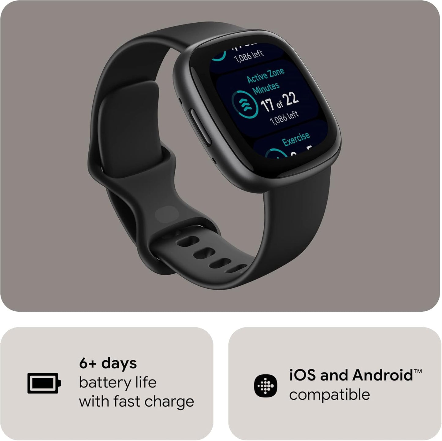 Fitbit Fitbit Versa 4 Smartwatch – Daily Readiness, 40+ Exercise Modes, GPS & Advanced Health Tracking