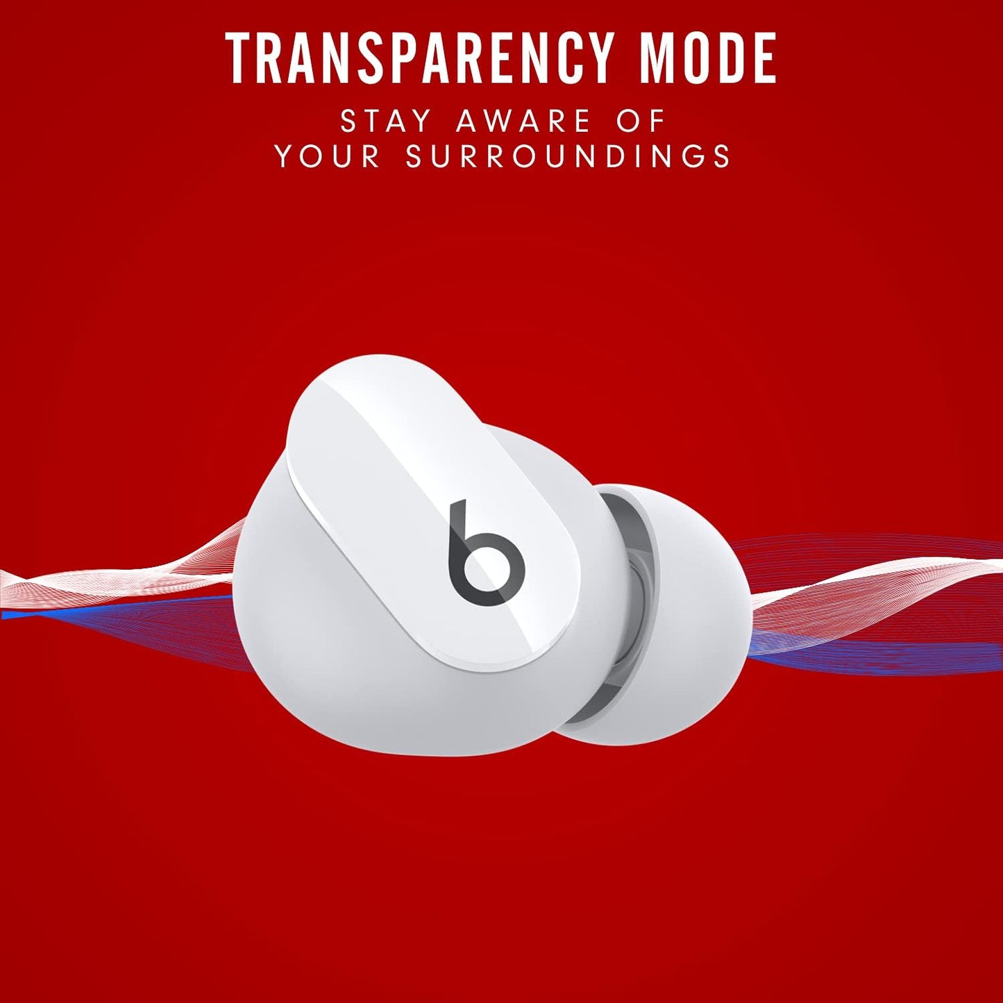 Beats Beats Studio Buds True Wireless Earbuds – Active Noise Cancelling Bluetooth Headphones, Built-In Microphone, IPX4 Sweat Resistant Design, Compatible with Apple & Android, White