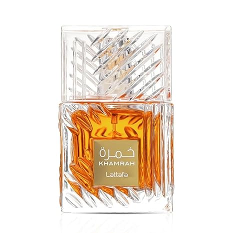 Lattafa Lattafa Khamrah Unisex Eau de Parfum – Rich Vanilla, Warm Spices, Amber & Cinnamon Long-Lasting Fragrance, 100 mL / 3.4 fl oz