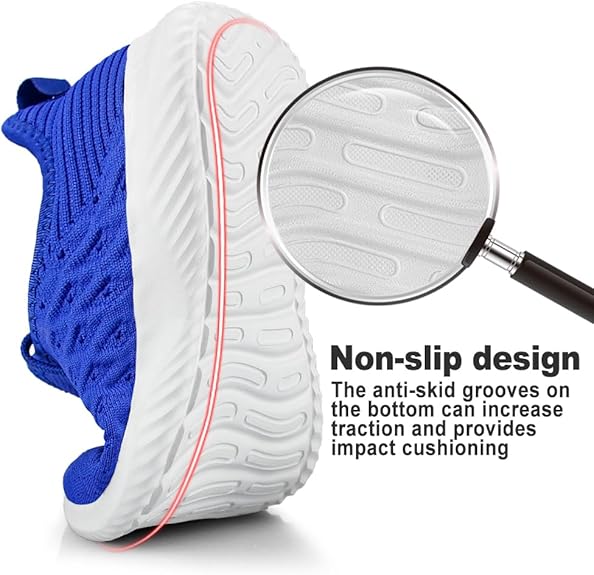 Feethit Feethit Men's Athletic Sneakers – Comfortable Slip-On Running Shoes, Lightweight Breathable Walking Footwear with Non-Slip Traction and Fashion Design