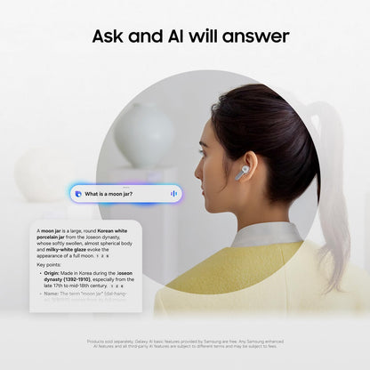 Samsung Samsung Galaxy Buds 4 Pro (2026) AI True Wireless Earbuds – Hi-Res Audio, 2-Way Speakers, ANC 2.0, Live Translation, Optimized Comfort, IP57 Water & Dust Resistance, Bluetooth Earbuds, Black, US Version with 2-Year Warranty