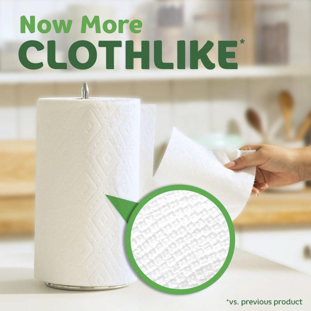 Saim Bounty Paper Towels - 6 Double Plus rolls = 15 regular rolls Select-A-Size white sheets
