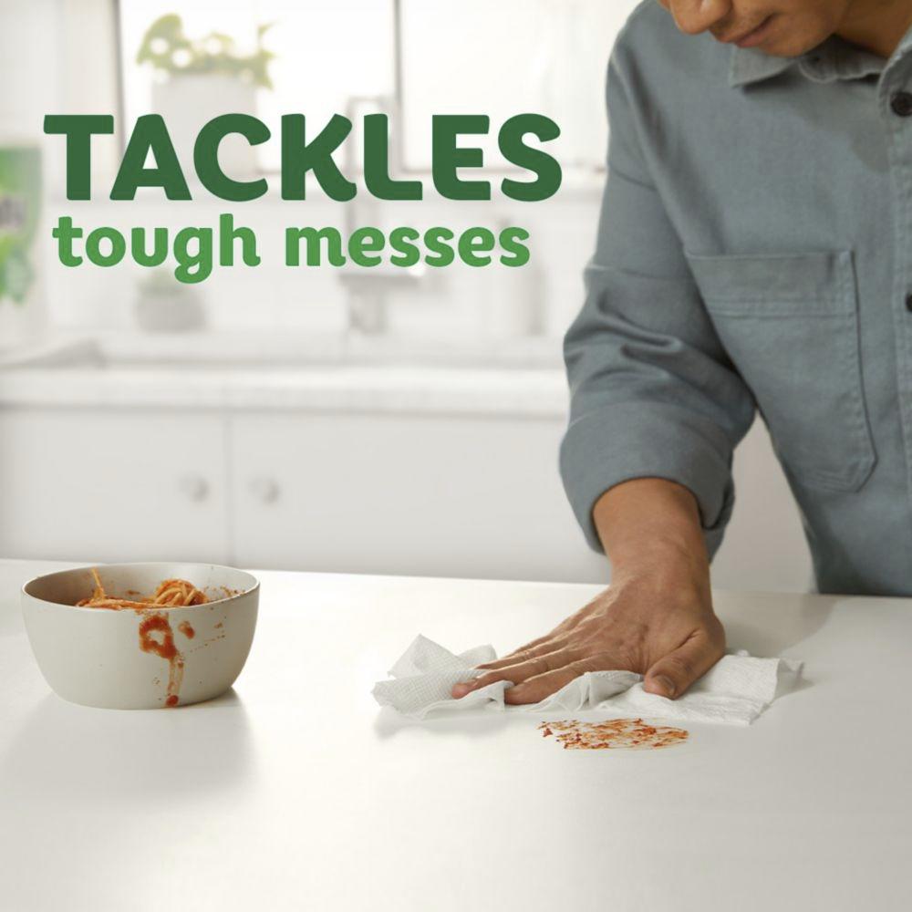 Saim Bounty Paper Towels - 6 Double Plus rolls = 15 regular rolls Select-A-Size white sheets