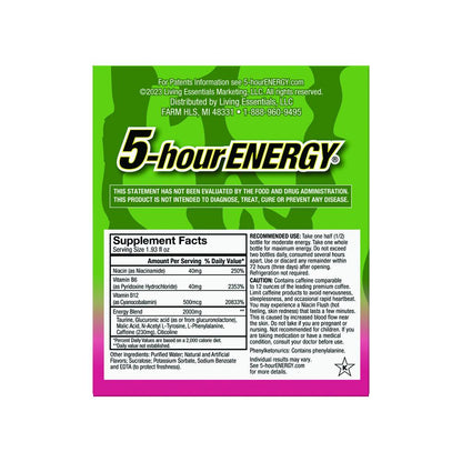 5-hour ENERGY® Advanced Extra Strength Strawberry Watermelon Energy Shot — 4 Pack, Rapid Energy & Performance Support