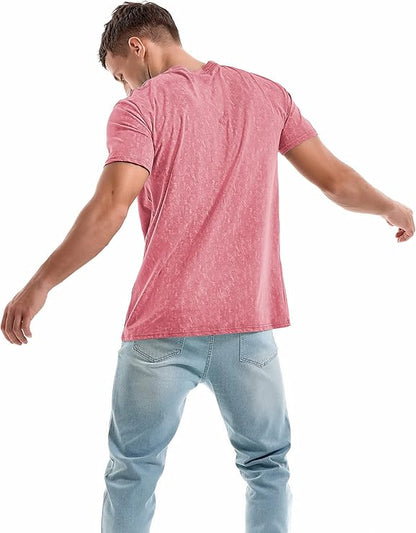 KLIEGOU KLIEGOU Men's T-Shirt – Premium Cotton Crew Neck Casual Tee, Soft Breathable Short Sleeve Shirt for Daily Wear, Available in Sizes S–4XL