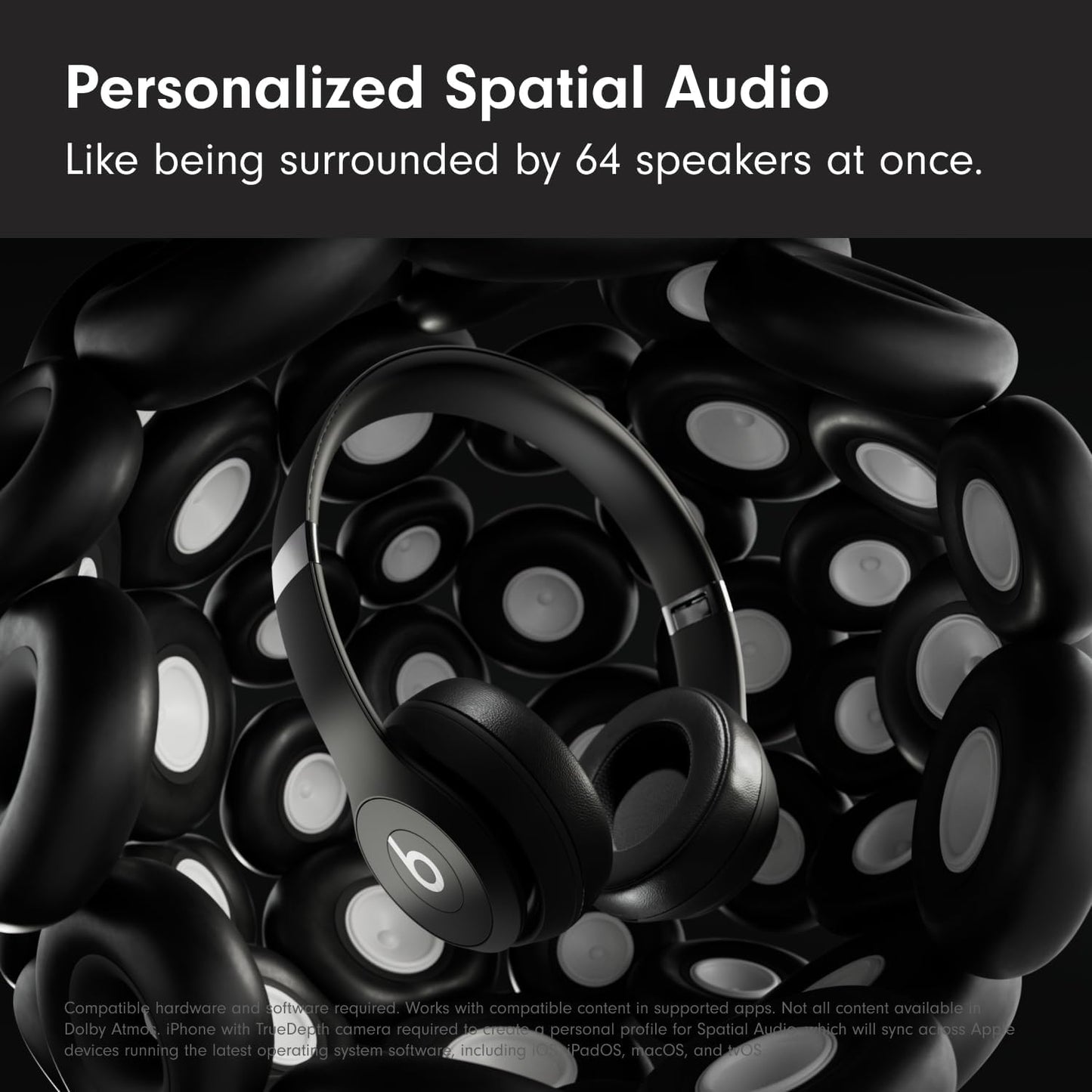 Beats Beats Solo 4 Bluetooth Headphones – Ultra-Lightweight On-Ear Design with Powerful Sound & Long Battery Life