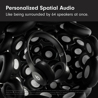 Beats Beats Solo 4 Bluetooth Headphones – Ultra-Lightweight On-Ear Design with Powerful Sound & Long Battery Life